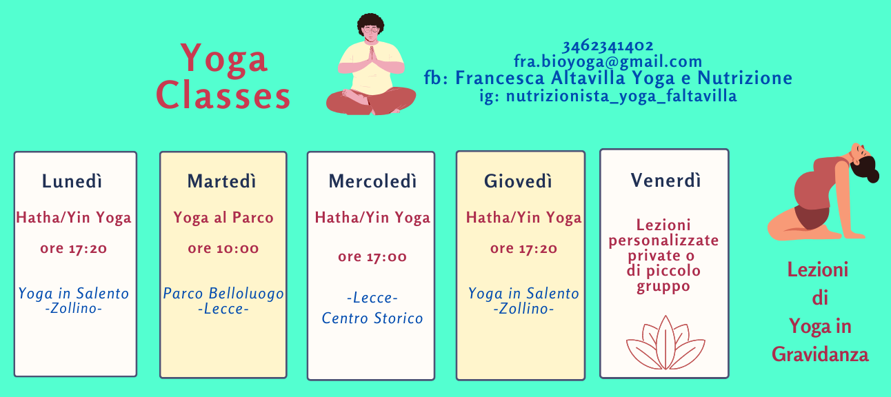 Corsi di Yoga 2023 a Lecce e Yoga in Salento di Francesca Altavilla
